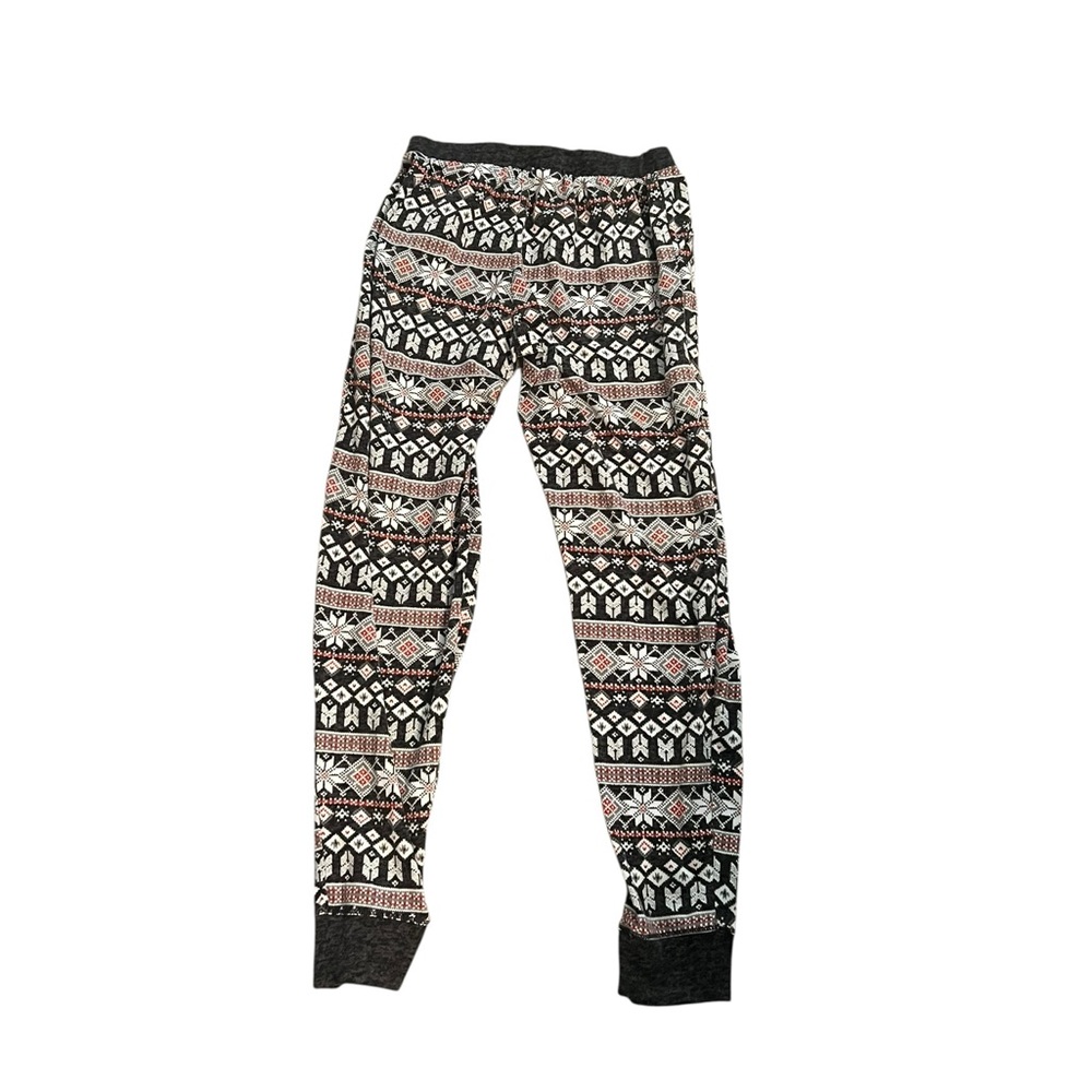 Cuddl Duds Women’s S Pajama Set - Black White Red - Picture 5 of 8